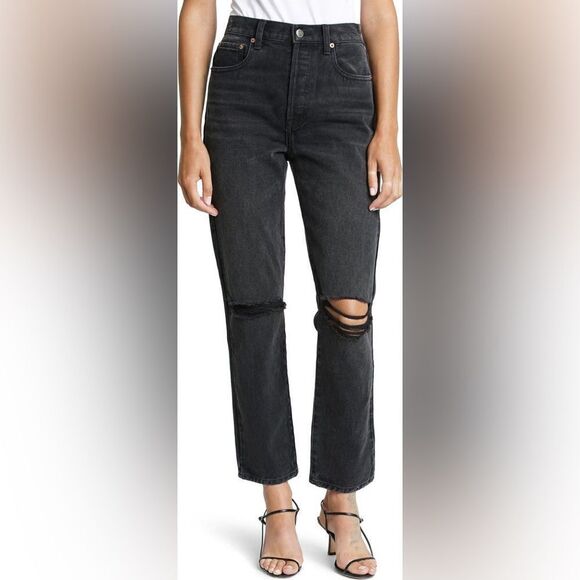 Pistola Keaton High Waist Straight Leg Slim Jeans Size 29 - Picture 7 of 7